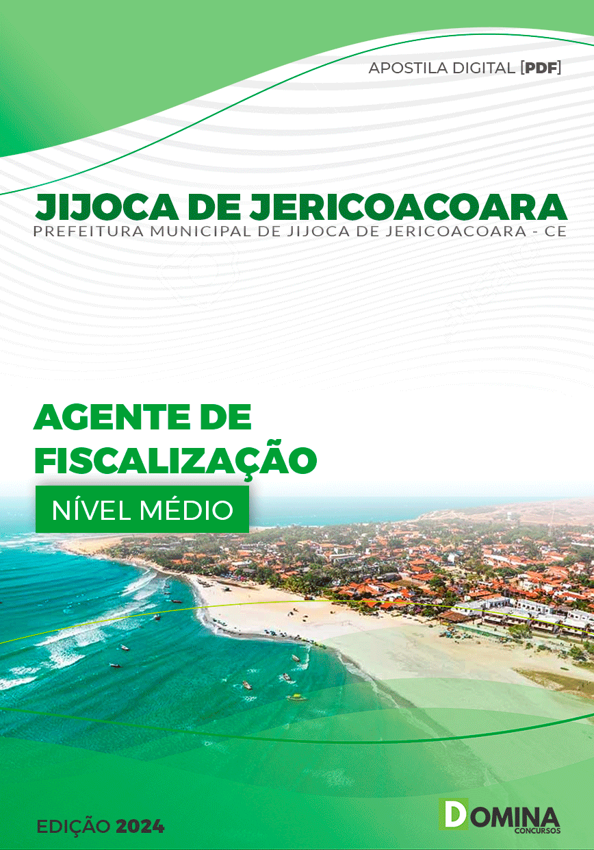 Apostila Prefeitura Jijoca de Jericoacora CE 2024 Agente De Fiscalização