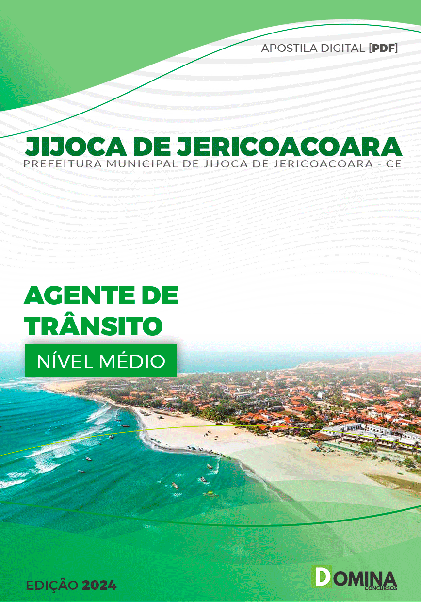 Apostila Prefeitura Jijoca de Jericoacora CE 2024 Agente De Trânsito