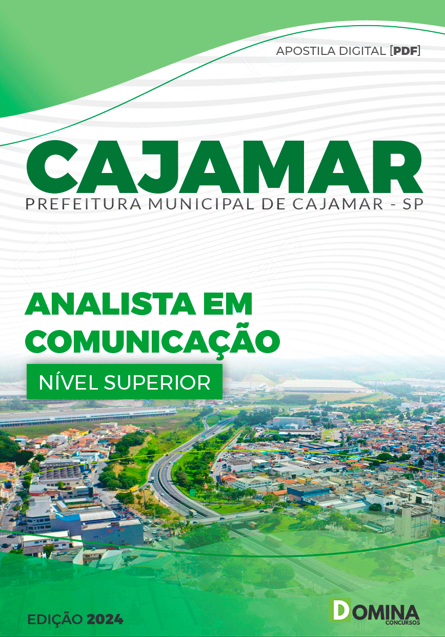 Apostila Prefeitura Cajamar SP 2024 Analista Em Comunicação