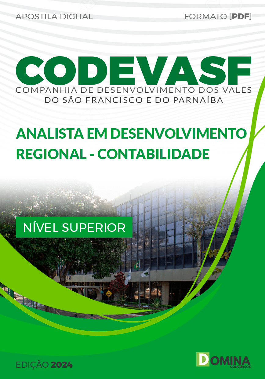 Apostila CODEVASF 2024 Analista Desenv Contabilidade