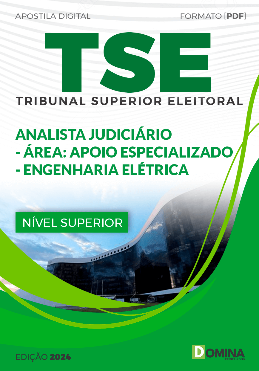 Apostila TSE 2024 Analista Judiciário Engenharia Elétrica