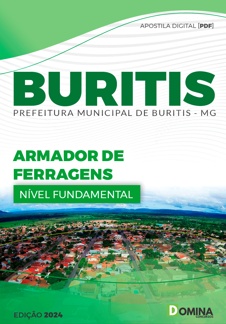 Apostila Prefeitura Buritis MG 2024 Armador de Ferragens