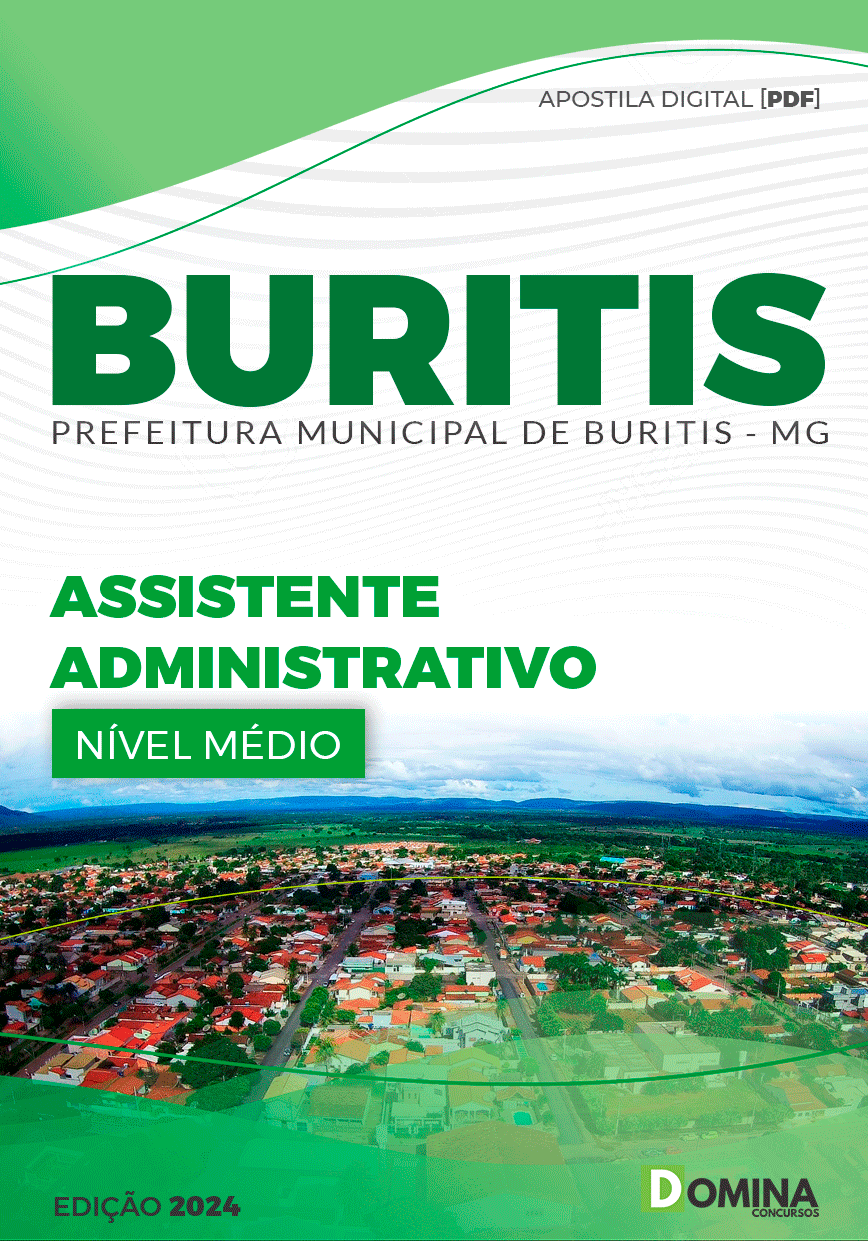 Apostila Prefeitura Buritis MG 2024 Assistente Administrativo