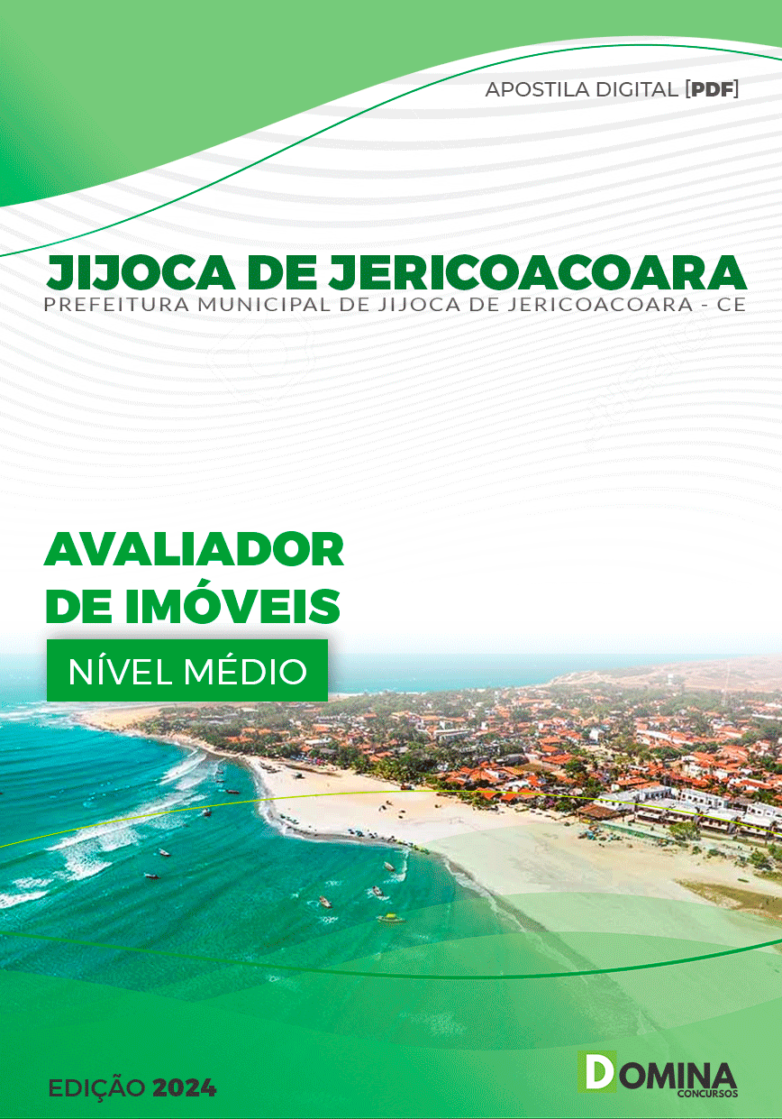 Apostila Prefeitura Jijoca de Jericoacora CE 2024 Avaliador De Imóveis