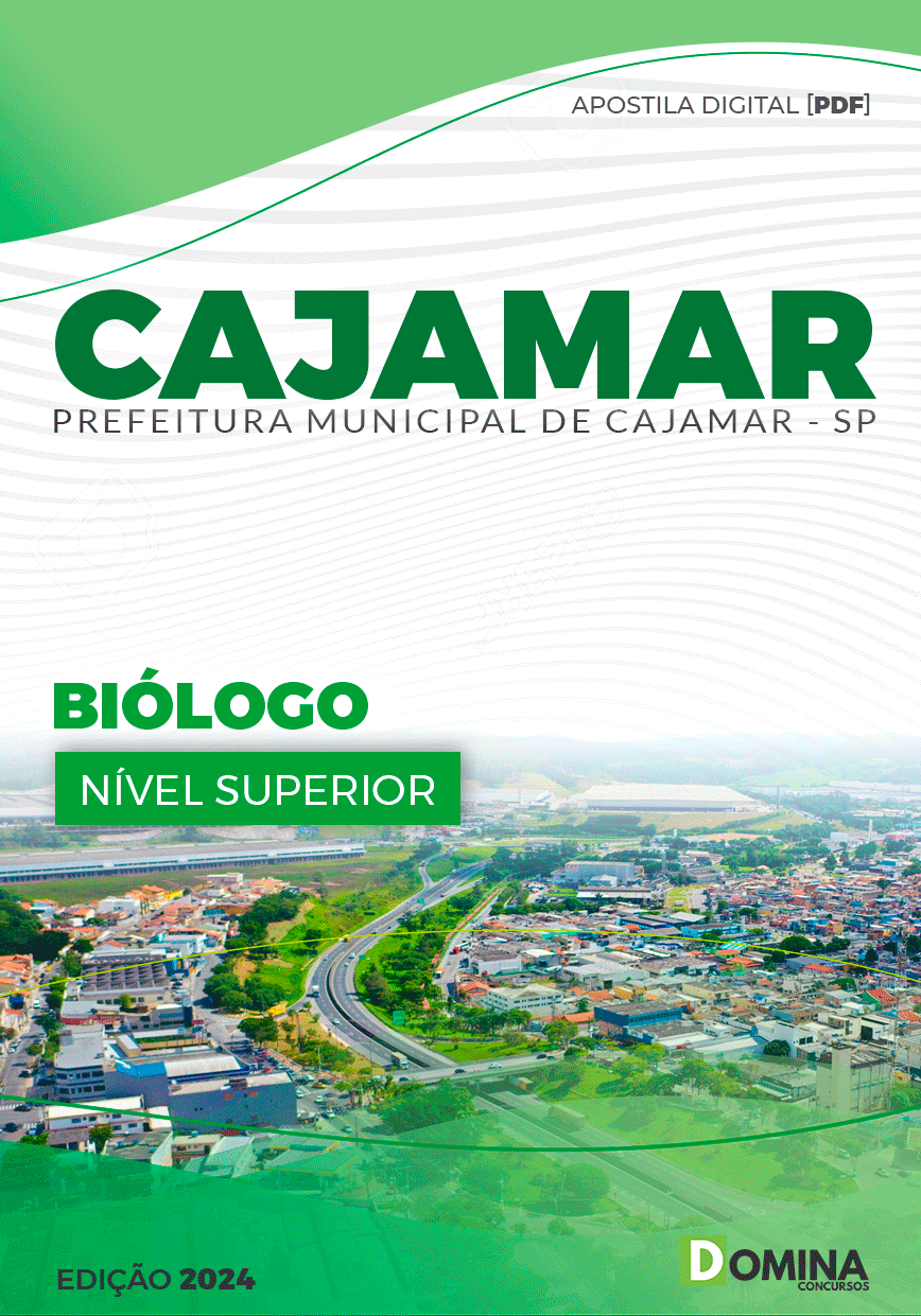 Apostila Prefeitura Cajamar SP 2024 Biólogo