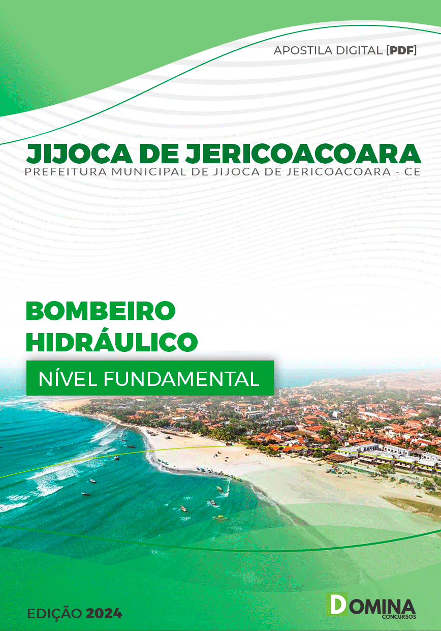 Apostila Prefeitura Jijoca de Jericoacora CE 2024 Bombeiro Hidráulico