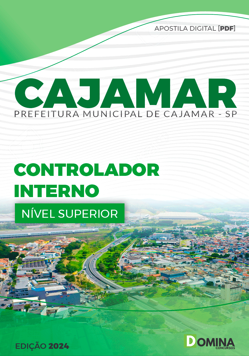 Apostila Prefeitura Cajamar SP 2024 Controlador Interno
