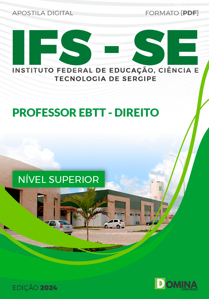 Apostila IFS SE 2024 Professor de Direito