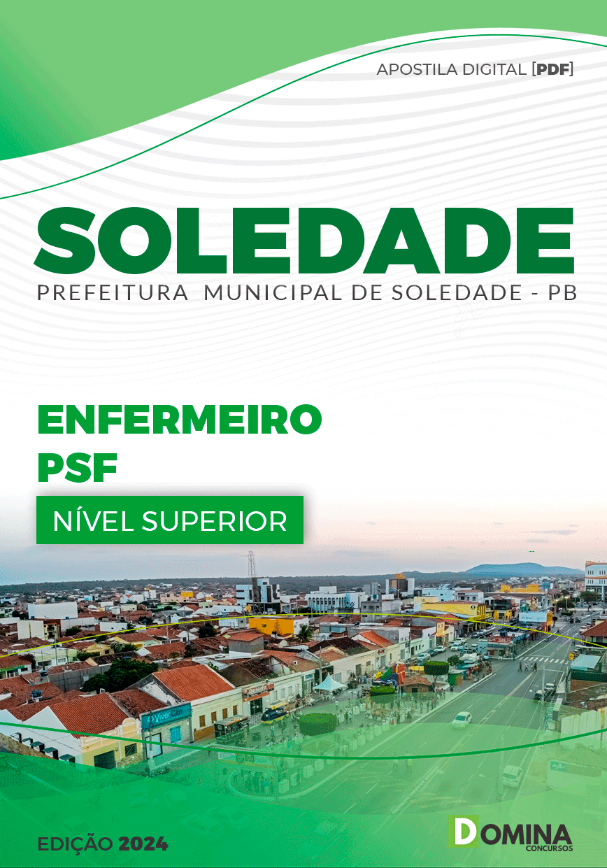 Apostila Prefeitura Soledade PB 2024 Enfermeiro PSF