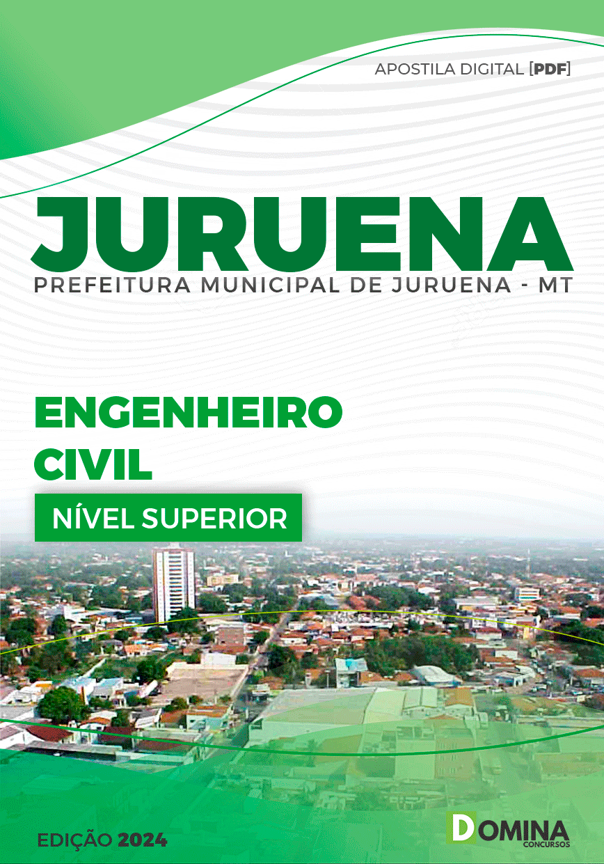 Apostila Prefeitura Juruena MT 2024 Engenheiro Civil