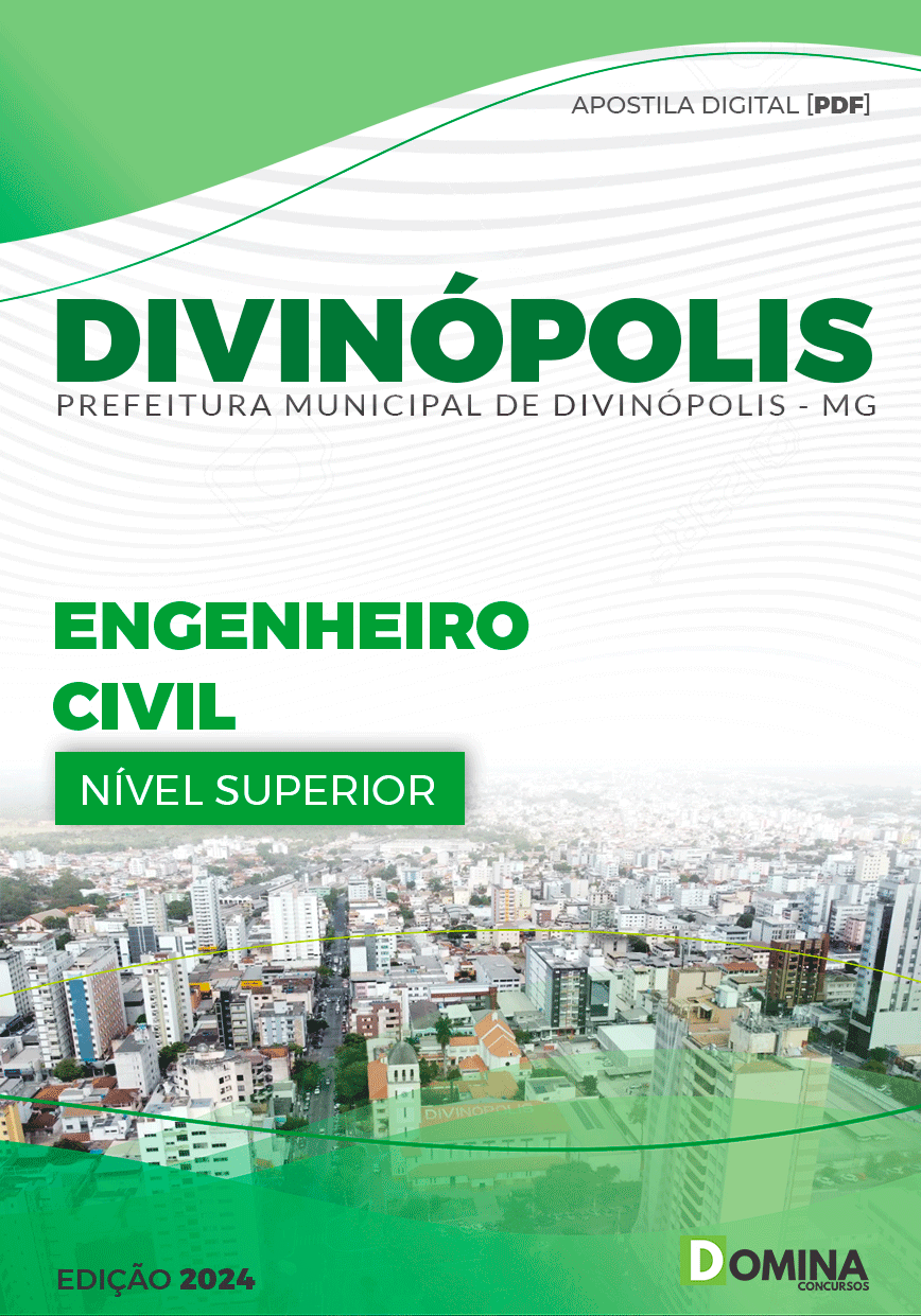 Apostila Prefeitura Divinópolis MG 2024 Engenheiro Civil