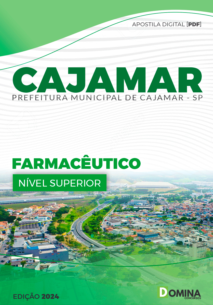 Apostila Prefeitura Cajamar SP 2024 Farmacêutico