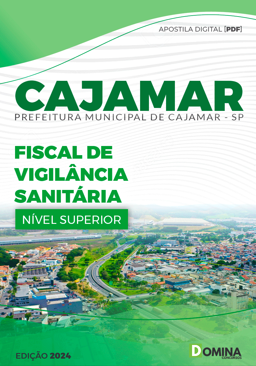 Apostila Prefeitura Cajamar SP 2024 Auditor Fiscal Tributário