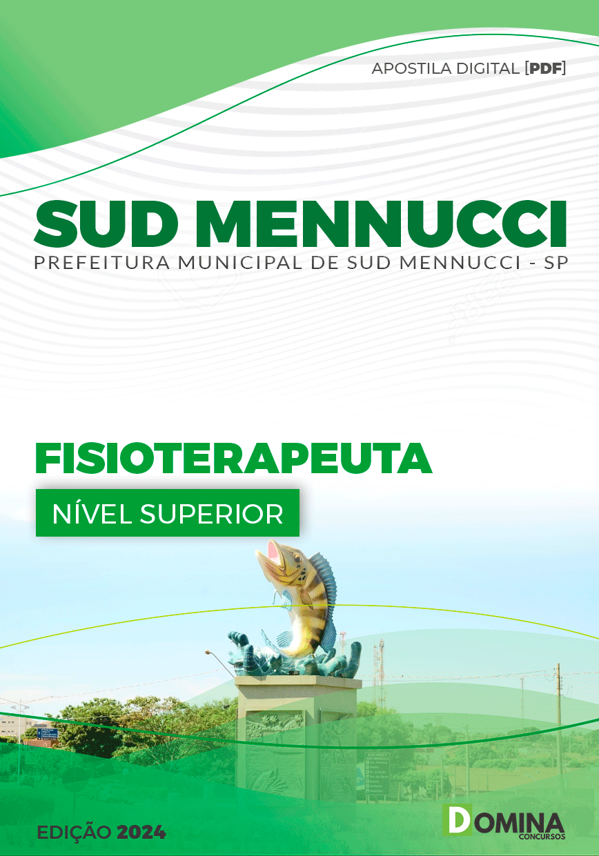 Apostila Prefeitura Sud Mennucci SP 2024 Fisioterapeuta