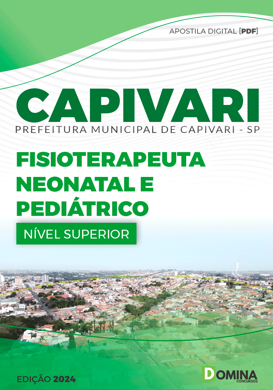 Apostila Prefeitura Capivari SP 2024 Fisioterapeuta Neonatal