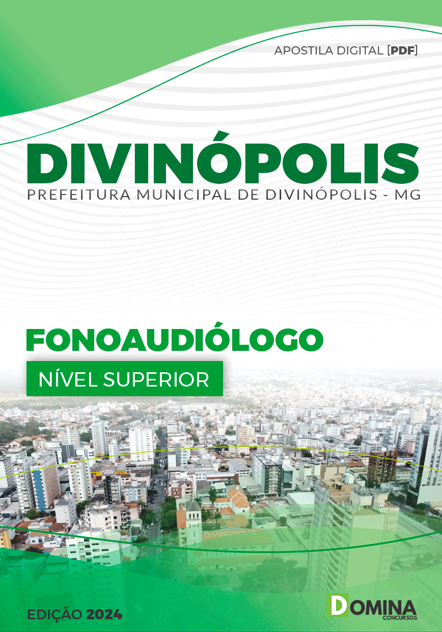 Apostila Prefeitura Divinópolis MG 2024 Fonoaudiólogo
