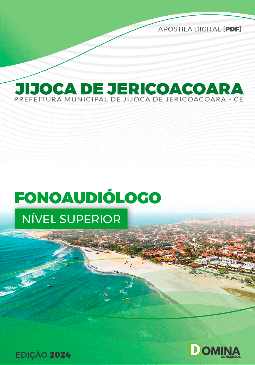 Apostila Prefeitura Jijoca de Jericoacora CE 2024 Fonoaudiólogo