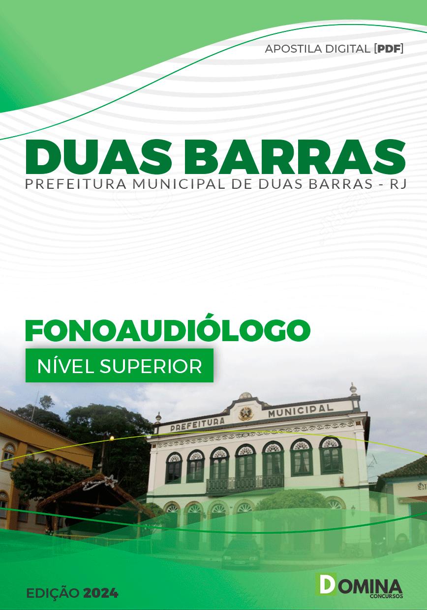 Apostila Prefeitura Duas Barras RJ 2024 Fonoaudiólogo