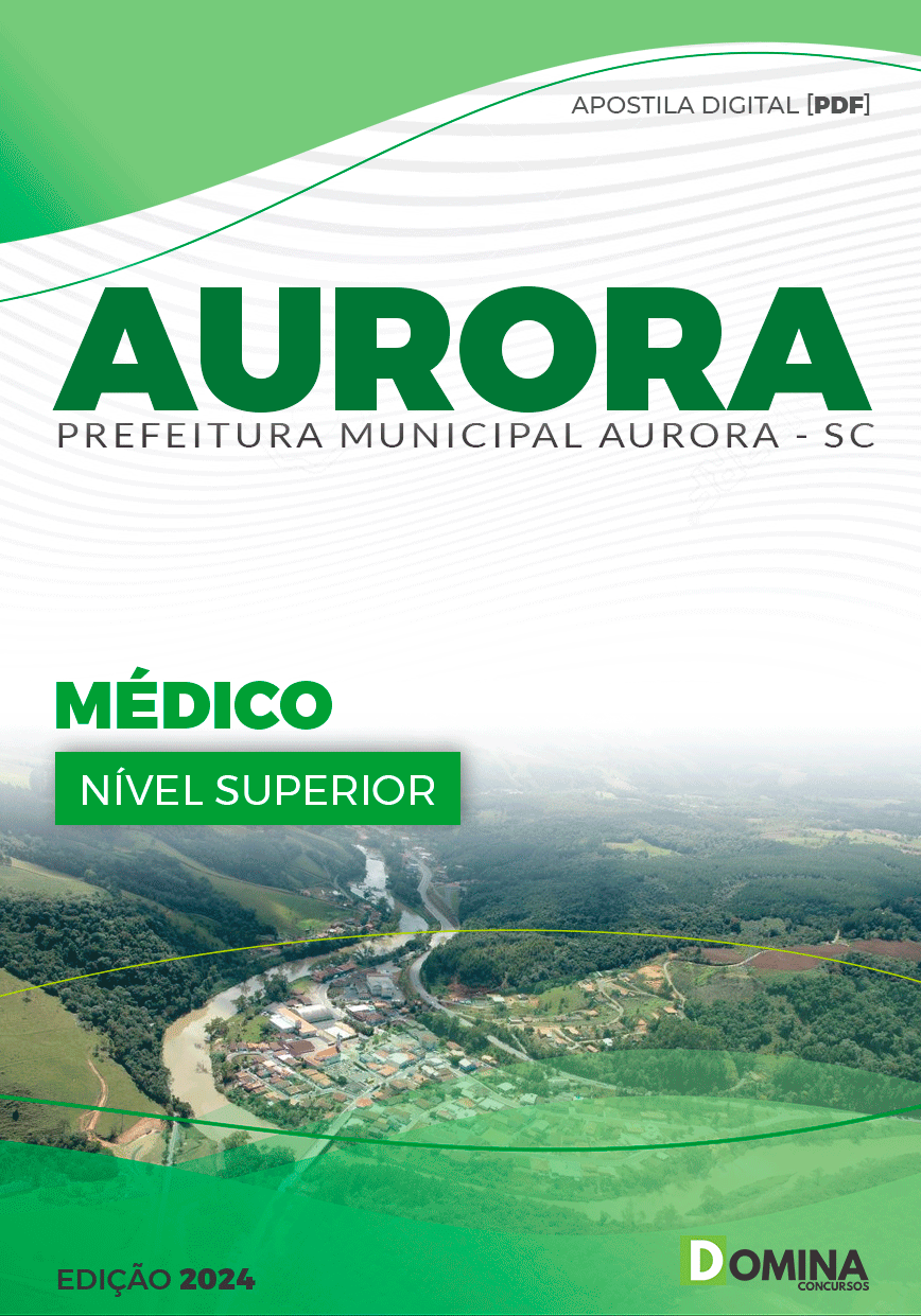 Apostila Prefeitura Aurora SC 2024 Médico
