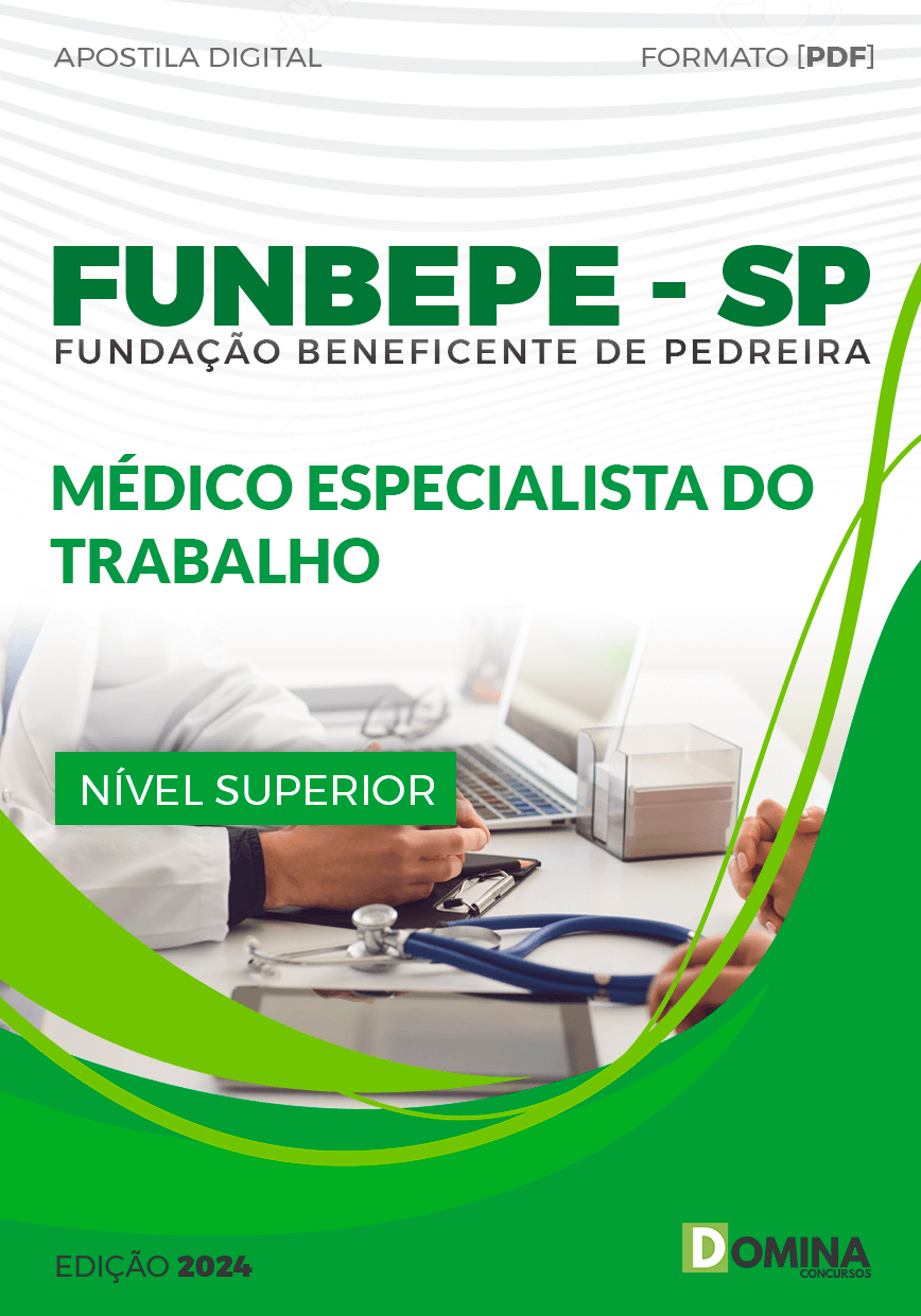 Apostila FUNBEPE SP 2024 Médico Do Trabalho