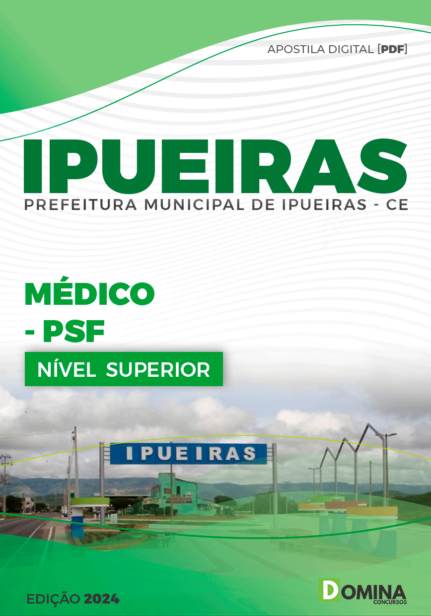 Apostila Prefeitura Ipueiras CE 2024 Médico PSF