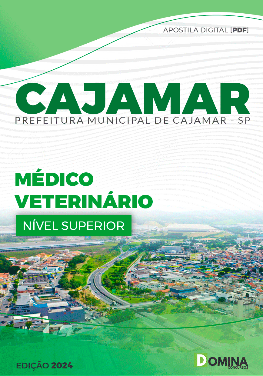 Apostila Prefeitura Cajamar SP 2024 Médico Veterinário