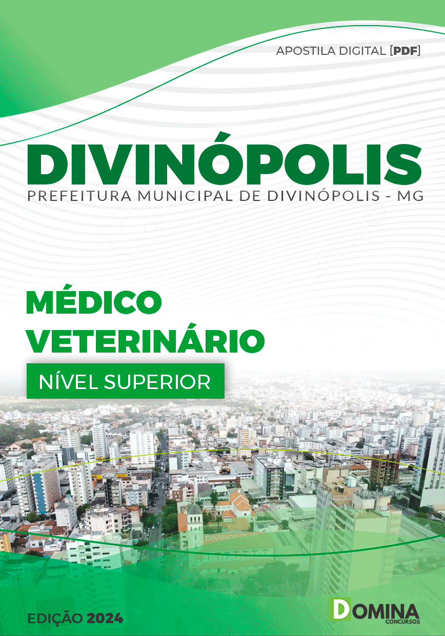 Apostila Prefeitura Divinópolis MG 2024 Médico Veterinário