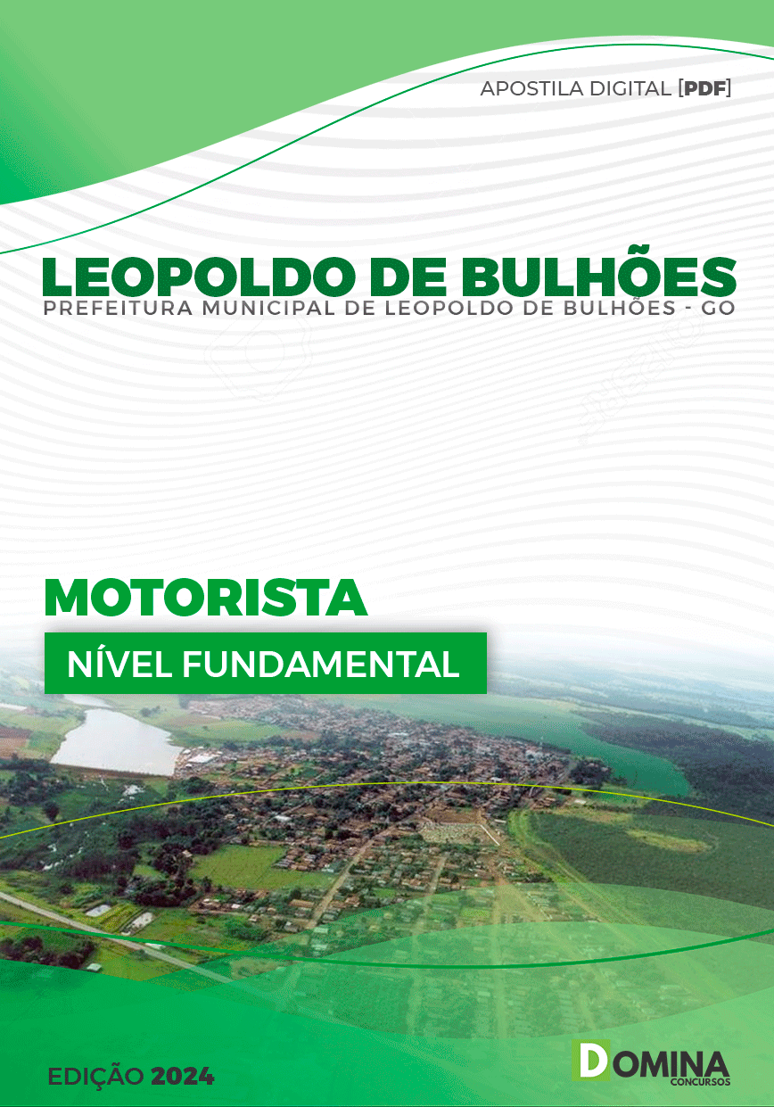 Apostila Prefeitura Leopoldo Bulhões GO 2024 Motorista