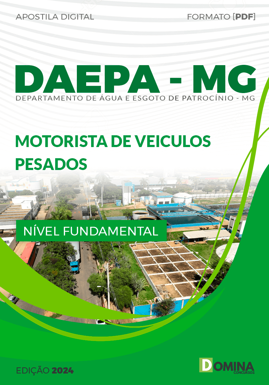 Apostila DAEPA Patrocínio MG 2024 Motorista Veículos Pesados