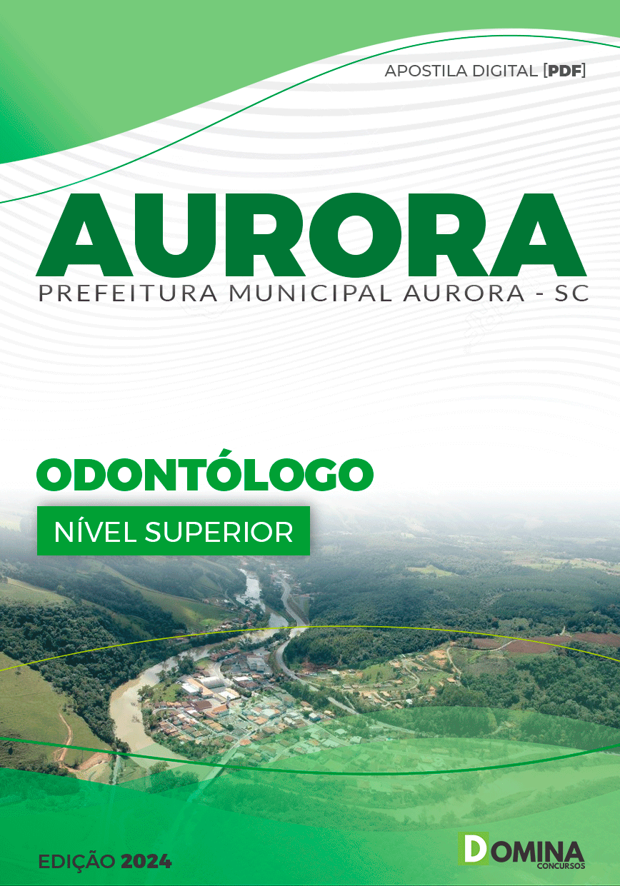 Apostila Prefeitura Aurora SC 2024 Odontólogo