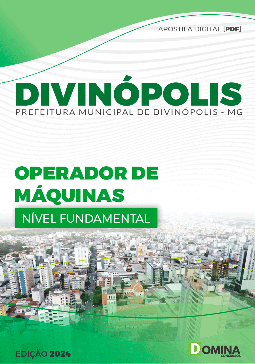 Apostila Prefeitura Divinópolis MG 2024 Mecânico de Máquinas e Veículos