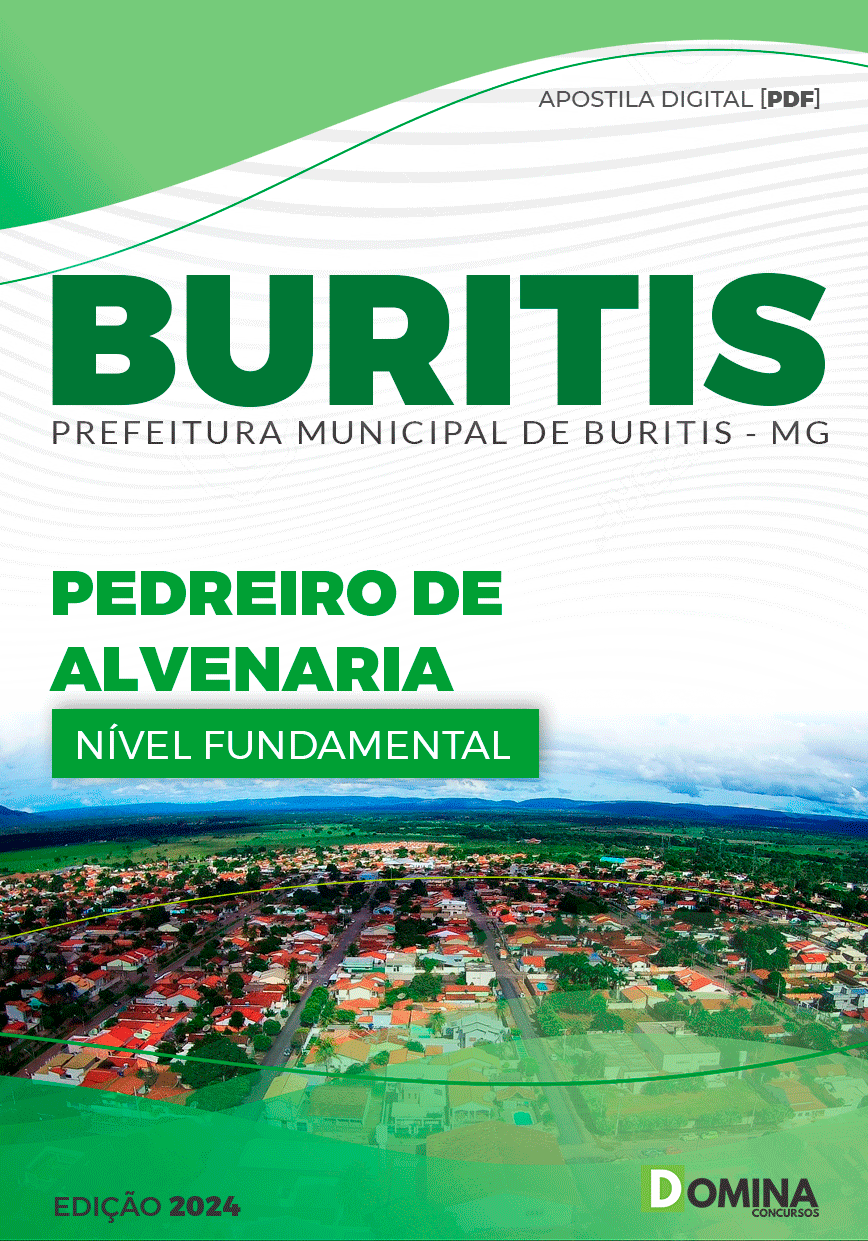 Apostila Prefeitura Buritis MG 2024 Pedreiro de Alvenaria