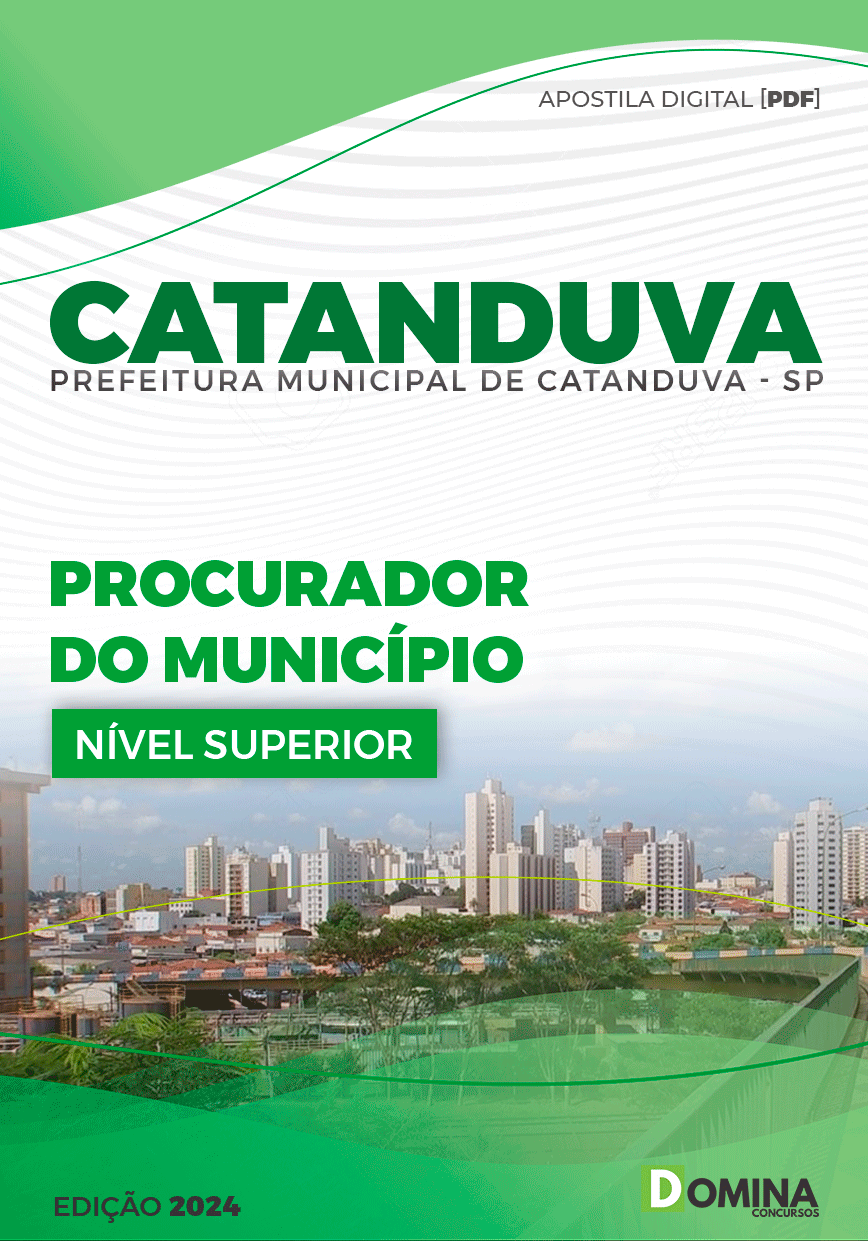 Apostila Prefeitura Catanduva SP 2024 Procurador do Município