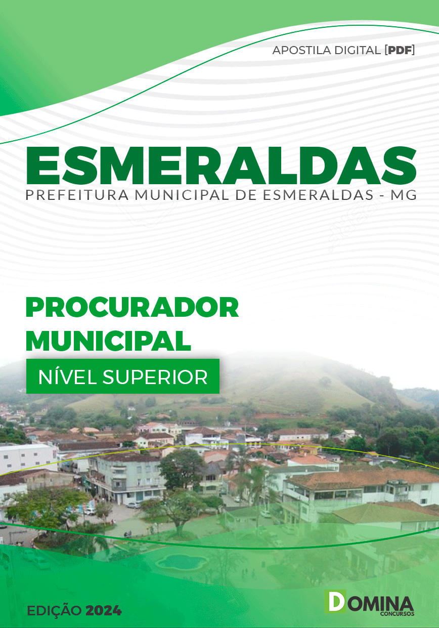 Apostila Pref Esmeraldas MG 2024 Procurador Municipal
