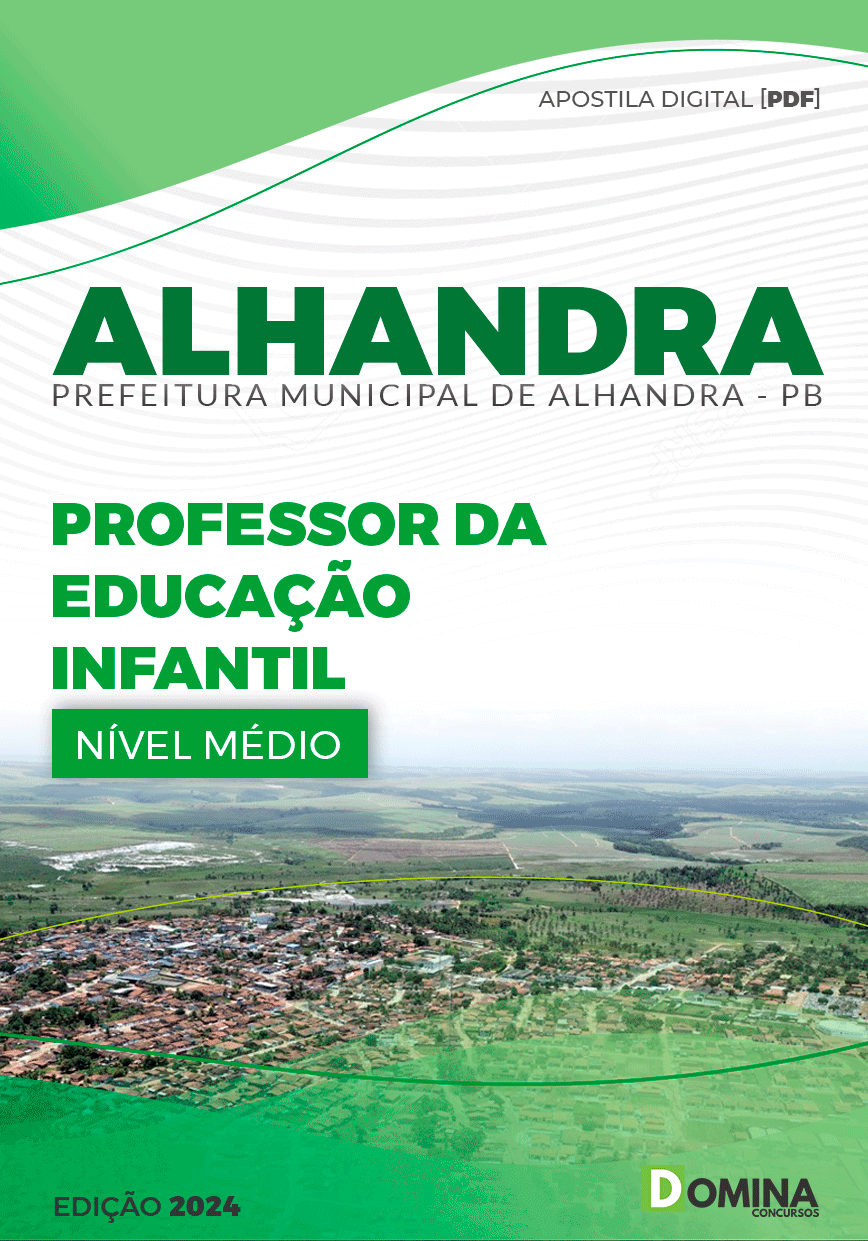 Apostila Prefeitura Alhandra PB 2024 Professor Educação Infantil