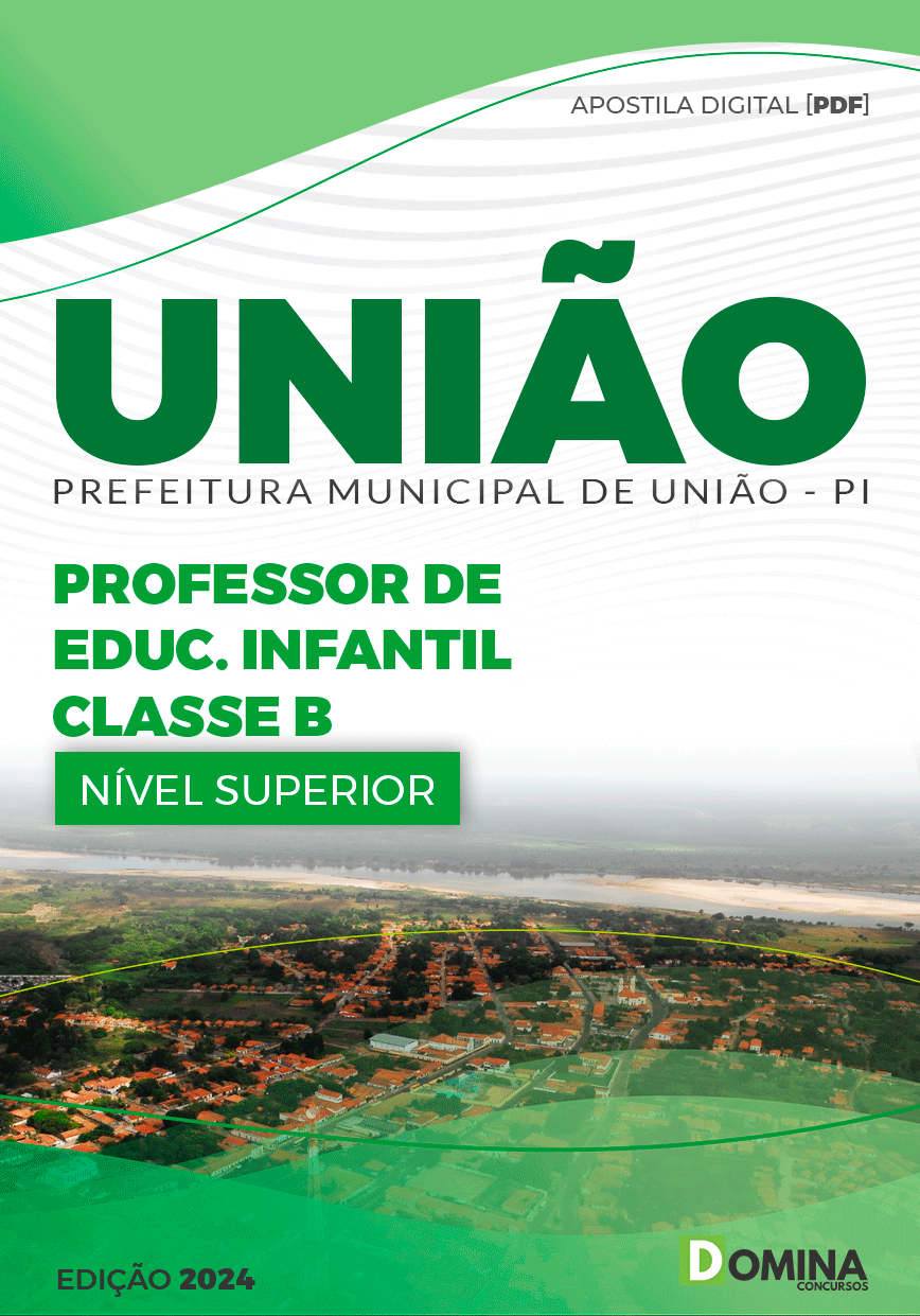 Apostila Prefeitura União PI 2024 Professor de Educação Infantil