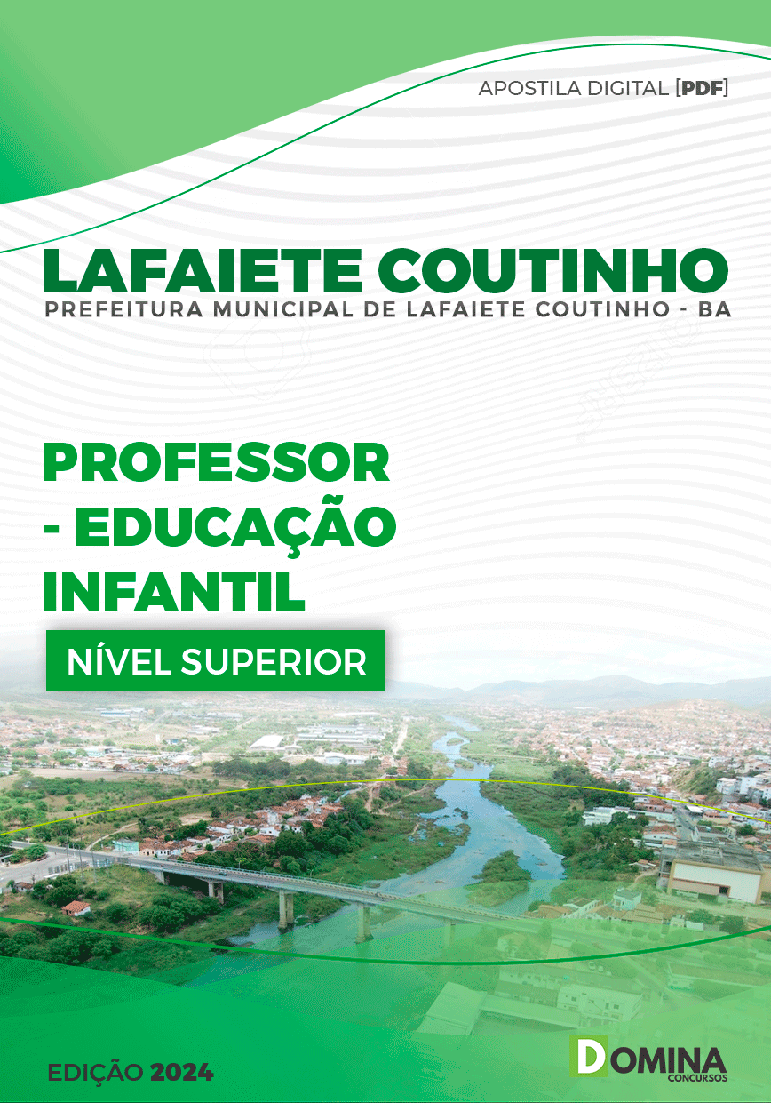 Apostila Prefeitura Lafaiete Coutinho BA 2024 Professor Educação Infantil