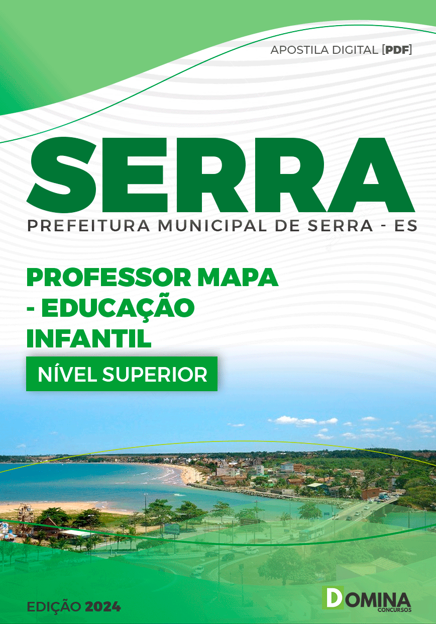 Apostila Prefeitura Serra ES 2024 Professor de Educação Infantil