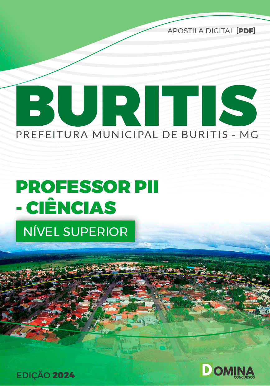 Apostila Prefeitura Buritis MG 2024 Professor PII Ciências