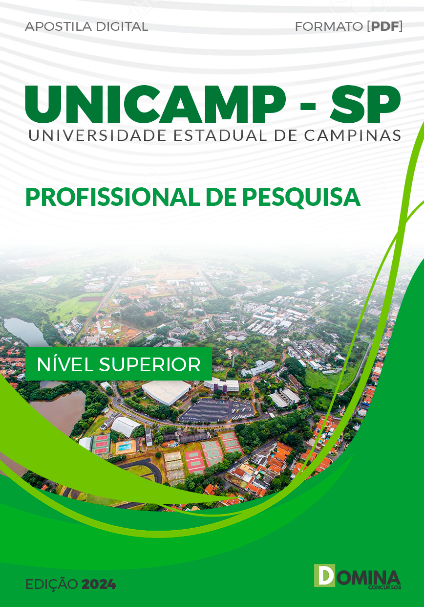 Apostila UNICAMP SP 2024 Profissional de Pesquisa