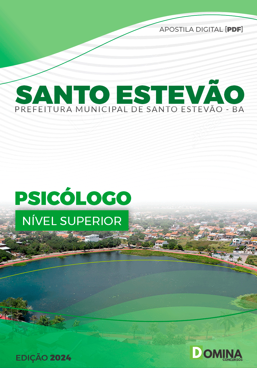 Apostila Prefeitura Santo Estevão BA 2024 Psicólogo