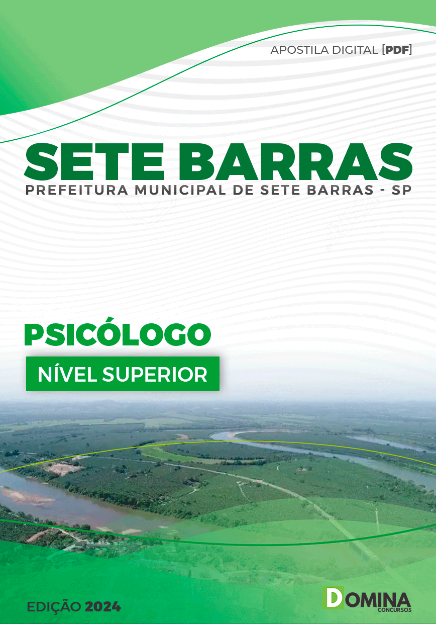 Apostila Prefeitura Sete Barras SP 2024 Psicólogo