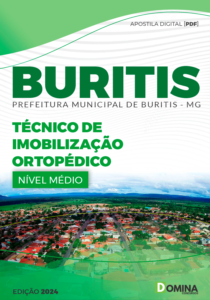 Apostila Prefeitura Buritis MG 2024 Tec de Imobilização Ortopédico