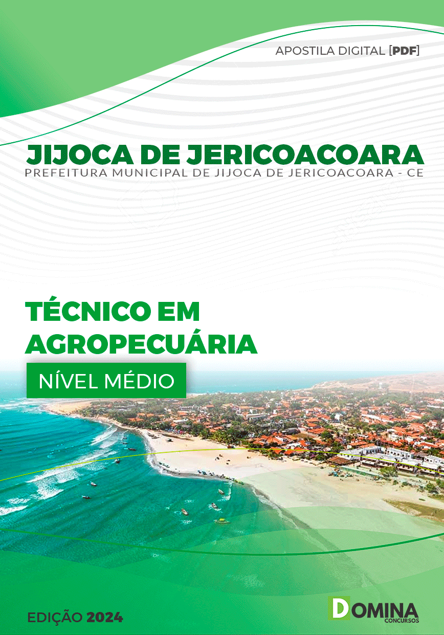 Apostila Prefeitura Jijoca de Jericoacora CE 2024 Técnico Agropecuária