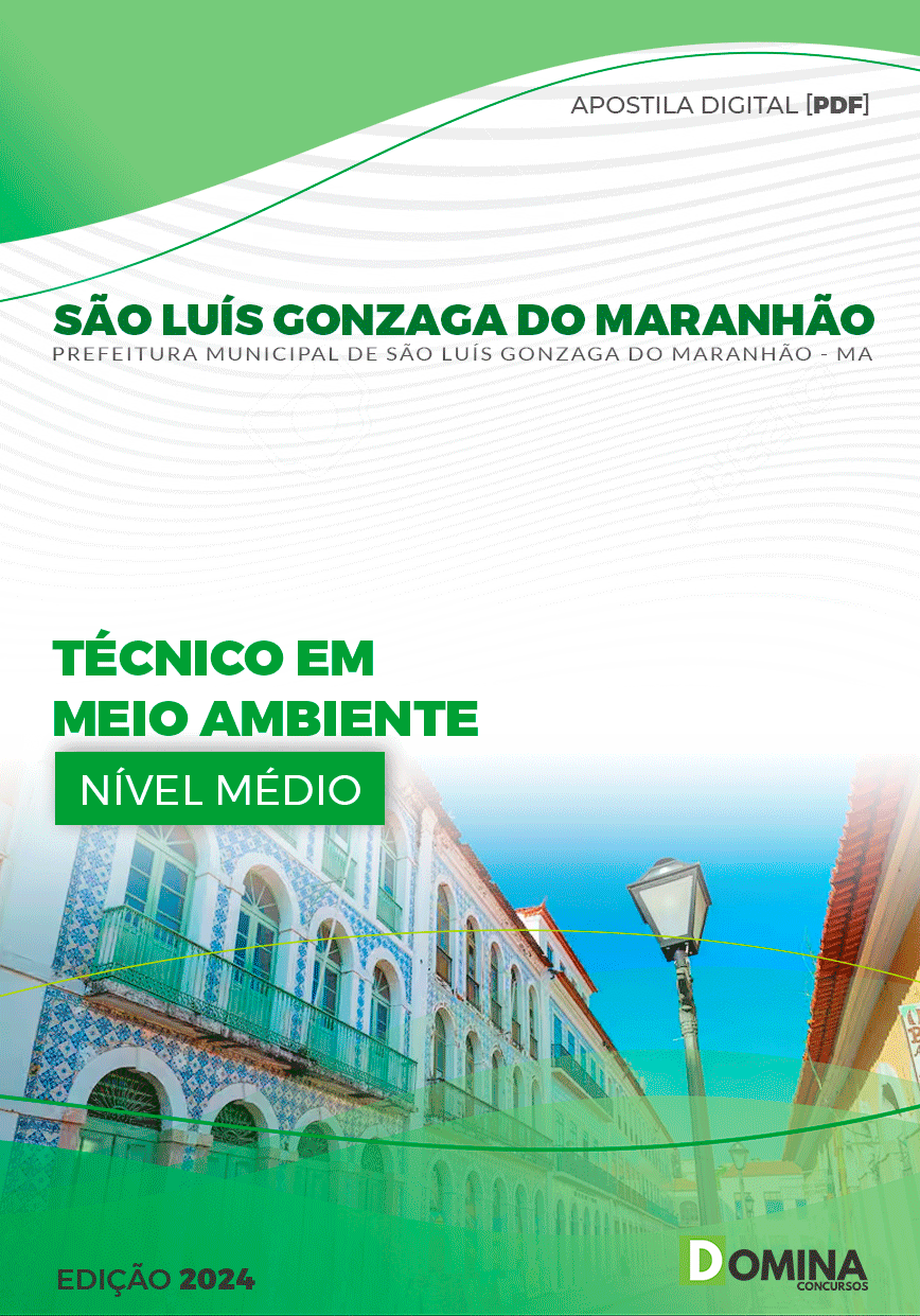 Apostila São Luís Gonzaga Maranhão MA 2024 Tec Meio Ambiente