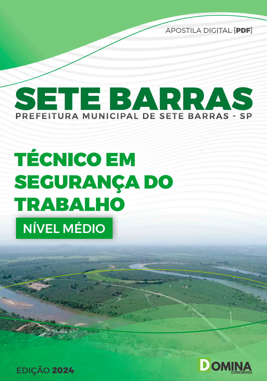 Apostila Prefeitura Sete Barras SP 2024 Técnico Em Segurança Do Trabalho