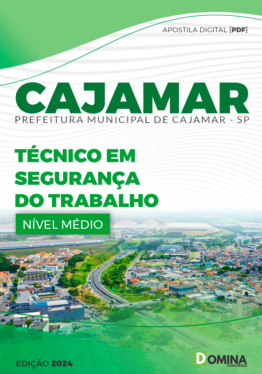 Apostila Prefeitura Cajamar SP 2024 Técnico Em Segurança Do Trabalho