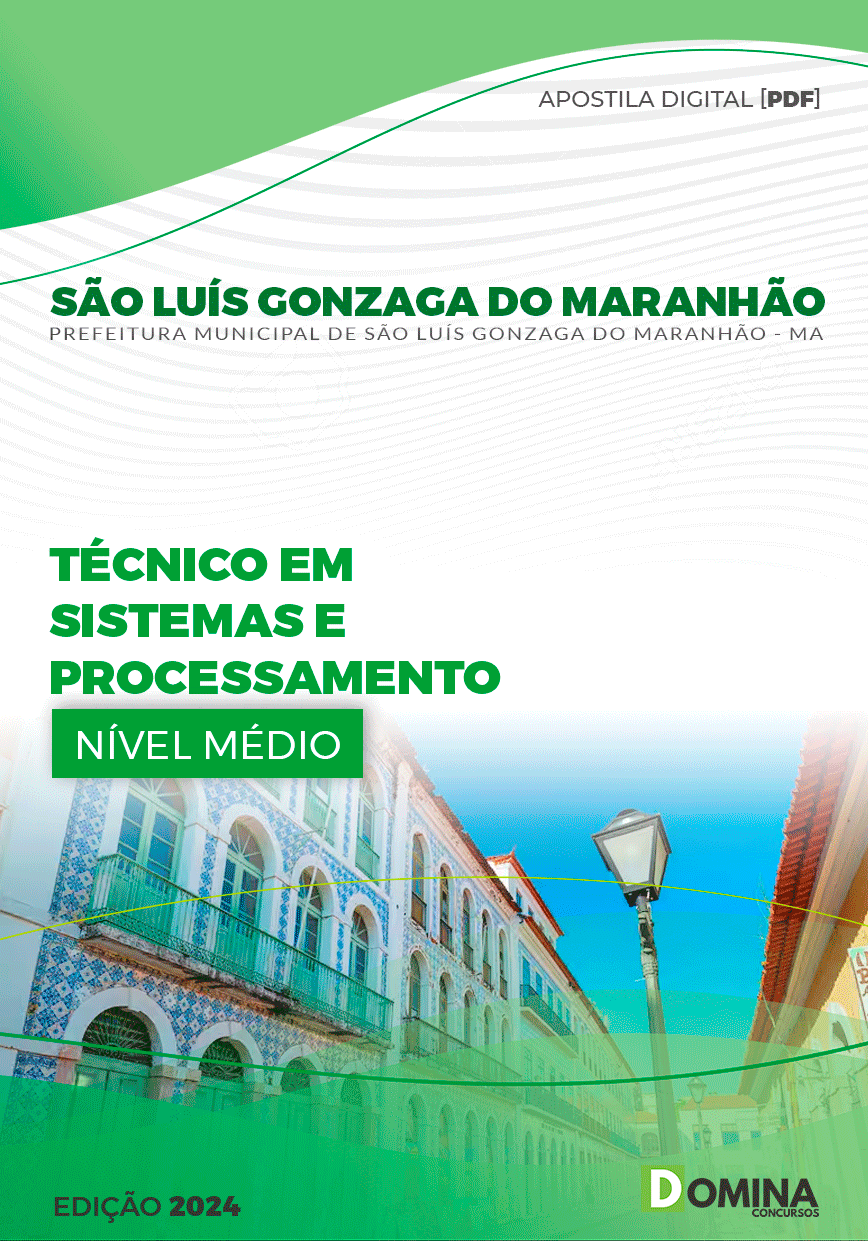 Apostila São Luís Gonzaga Maranhão MA 2024 Tec Sistemas