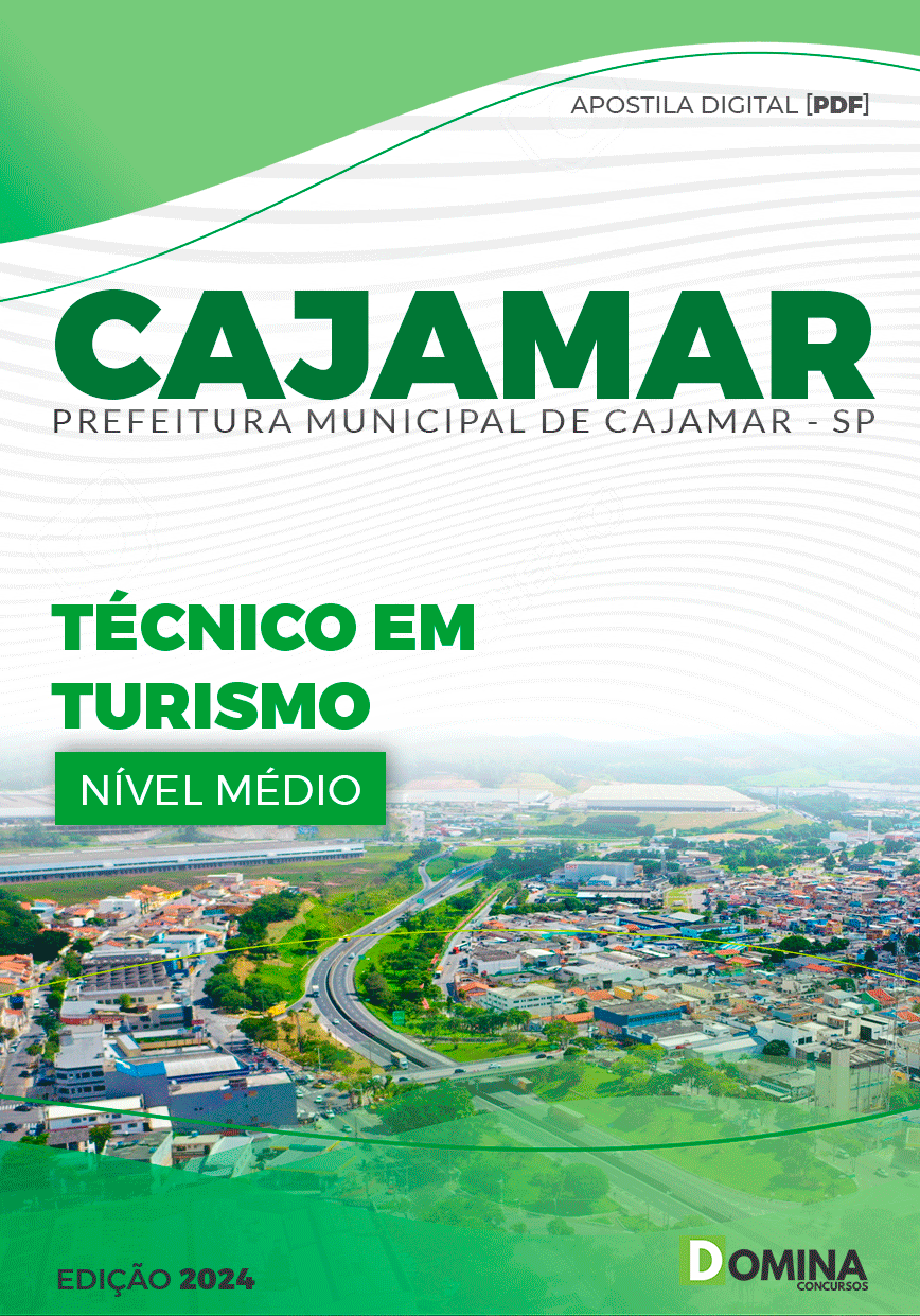 Apostila Prefeitura Cajamar SP 2024 Técnico Em Turismo
