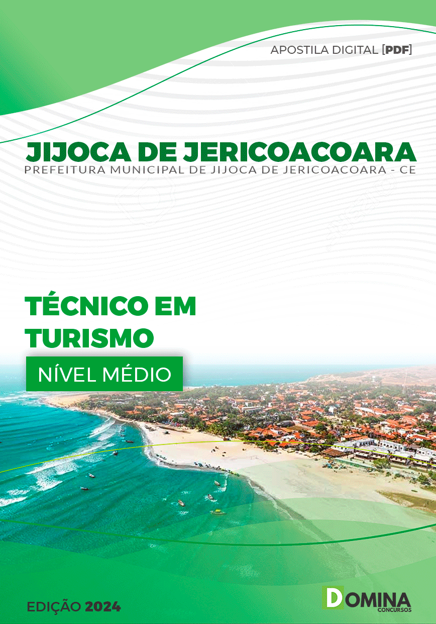 Apostila Prefeitura Jijoca de Jericoacora CE 2024 Técnico Turismo